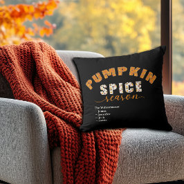 Pumpkin Spice Season Vibes Personalize Name Kussen