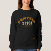 Pumpkin Spice Season Vibes Personalize Name Trui (Voorkant)