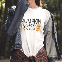 Pumpkin Spice Seizoen T-Shirt Herfst Herfstseizoen