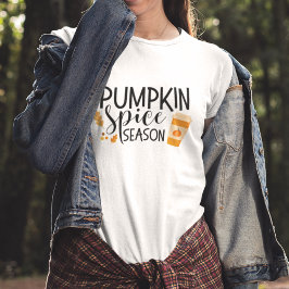Pumpkin Spice Seizoen T-Shirt Herfst Herfstseizoen
