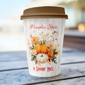 Pumpkin Spice & Sippin' Nice – Herfst Papieren Bekers