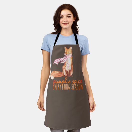 Pumpkin Spice Sitting Fox Schort (Gedragen)