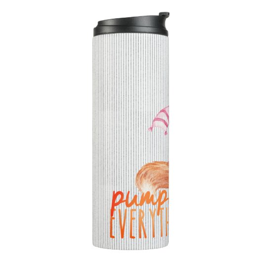 Pumpkin Spice Sitting Fox Thermosbeker (Gedraaid links)