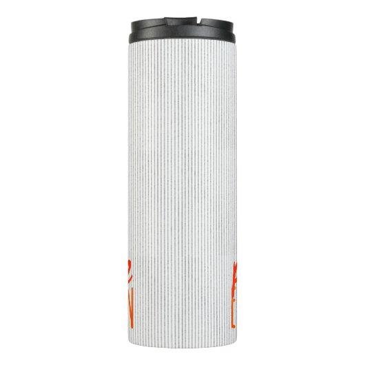 Pumpkin Spice Sitting Fox Thermosbeker (Achterkant)