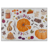 Pumpkin Spice Snijplank (Voorkant)