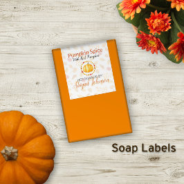 Pumpkin Spice Soap | Artisan Handmade | Homemade Rechthoekige Sticker
