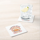 Pumpkin Spice Social Club – Cute Fall PSL Kartonnen Onderzetters (Insitu)