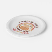 Pumpkin Spice Social Club – Cute Fall PSL Papieren Bordje (Gekanteld)