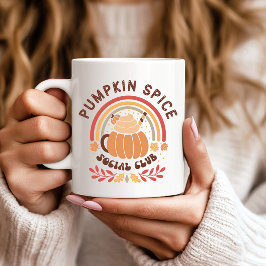 Pumpkin Spice Social Club – Schattige herfst PSL Koffiemok