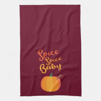 Pumpkin Spice "Spice Spice Baby" Keukenhanddoek