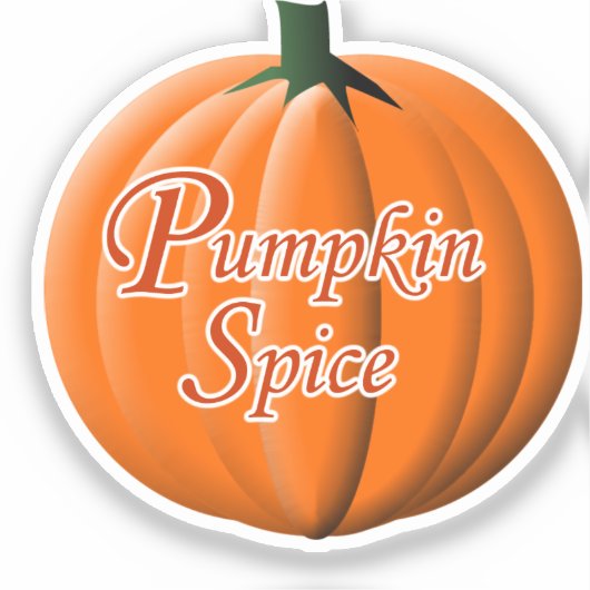Pumpkin Spice Sticker (Voorkant)
