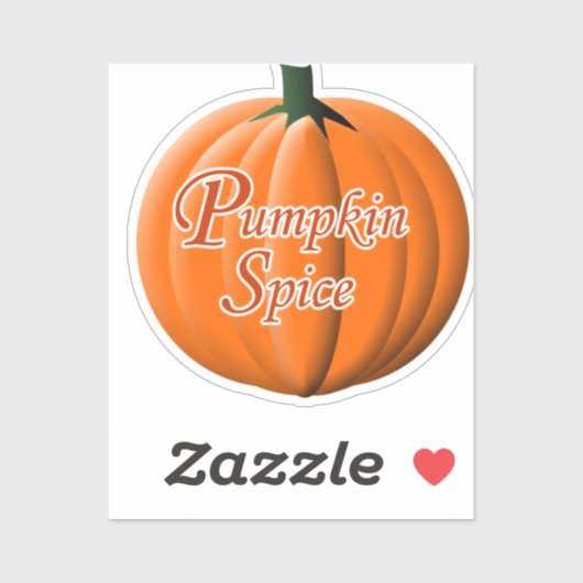 Pumpkin Spice Sticker (Vel)