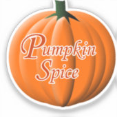 Pumpkin Spice Sticker (Voorkant)