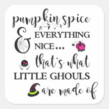 Pumpkin Spice Sticker Sheet