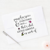 Pumpkin Spice Sticker Sheet (Envelop)