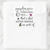 Pumpkin Spice Sticker Sheet (Tas)