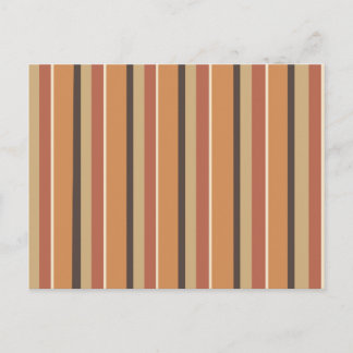 Pumpkin Spice Stripes Briefkaart