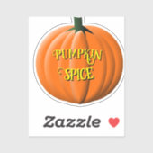 Pumpkin Spice  tekst Sticker (Vel)