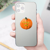 Pumpkin Spice  tekst Sticker (Telefoon)