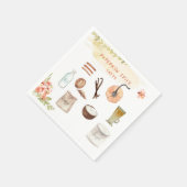 Pumpkin Spice | Thanksgiving Friendsgiving Napkin Servet (Hoek)