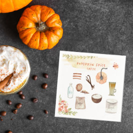 Pumpkin Spice | Thanksgiving Friendsgiving Napkin Servet