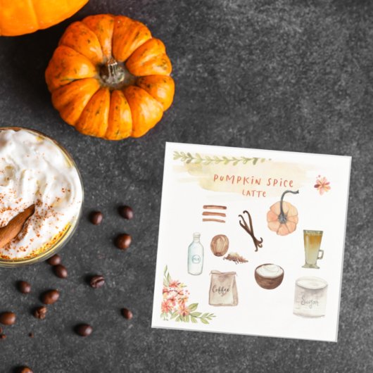 Pumpkin Spice | Thanksgiving Friendsgiving Napkin Servet