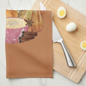 Pumpkin Spice Theedoek (Quarter Fold)