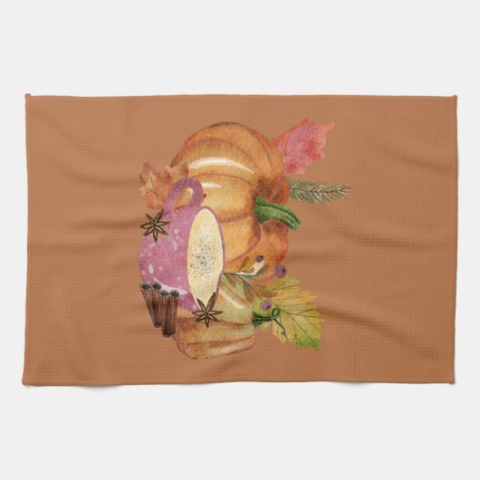 Pumpkin Spice Theedoek (Horizontaal)