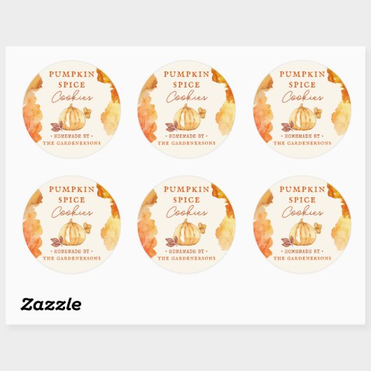 Pumpkin Spice Treat Labels (Vel)