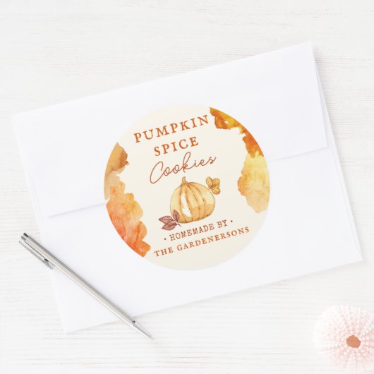 Pumpkin Spice Treat Labels (Envelop)