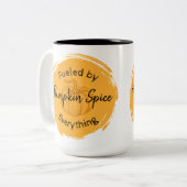 Pumpkin Spice Two-Tone Coffee Mok (Voorkant links)