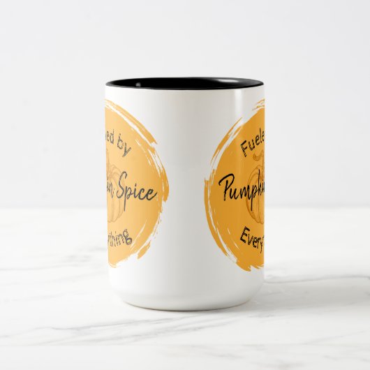 Pumpkin Spice Two-Tone Coffee Mok (Center)