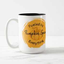 Pumpkin Spice Two-Tone Coffee Mok