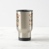 Pumpkin Spice Typographic Autumn Travel Coffee Mug Reisbeker (Center)