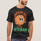 Pumpkin Spice Veteran Cute T shirt Design Funny Pu (Voorkant)