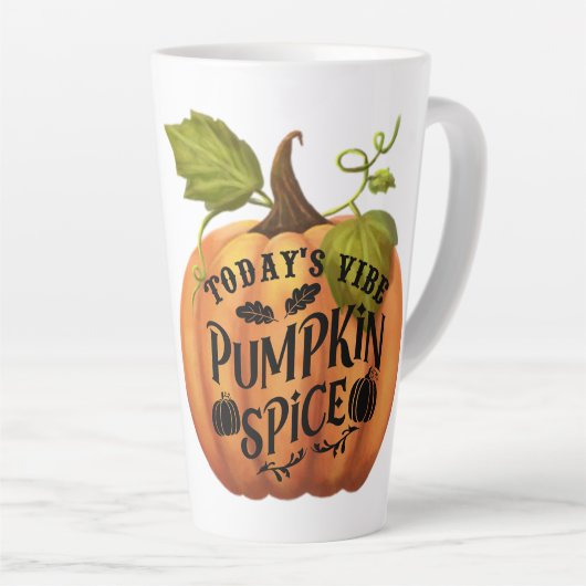 Pumpkin spice vibe latte mok (Rechterhoek)