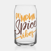 Pumpkin Spice Vibes Blikvorm Glas (Voorkant)