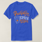 Pumpkin Spice Vibes Cute Autumn Herfst Yall Coffee T-shirt (Design voorkant)