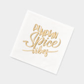 Pumpkin Spice Vibes Folie Servetten (Links)