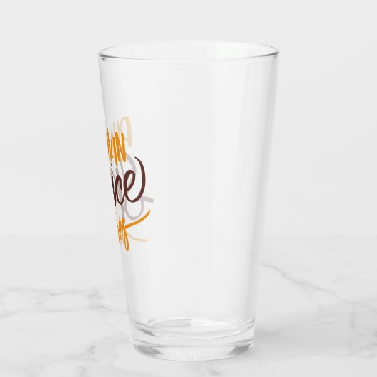 Pumpkin Spice Vibes Glas (Links)