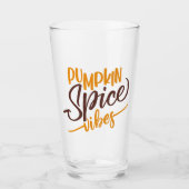 Pumpkin Spice Vibes Glas (Voorkant)