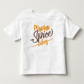 Pumpkin Spice Vibes Kinder Shirts (Voorkant)