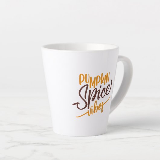 Pumpkin Spice Vibes Latte Mok (Rechterhoek)