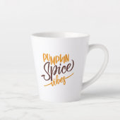 Pumpkin Spice Vibes Latte Mok (Rechts)