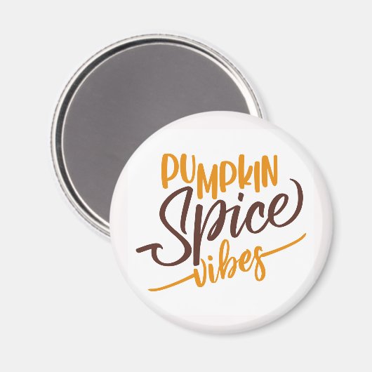 Pumpkin Spice Vibes Magneet (Voorkant / Achterkant)