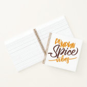 Pumpkin Spice Vibes Notitieboek (Binnen)