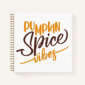 Pumpkin Spice Vibes Notitieboek (Voorkant)