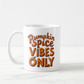 Pumpkin Spice Vibes Only – Retro 70s Groovy Koffiemok (Links)