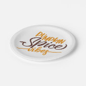 Pumpkin Spice Vibes Papieren Bordje (Gekanteld)