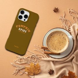 Pumpkin Spice Vibes Personalize Name Phone Case iPhone 16 Pro Max Hoesje